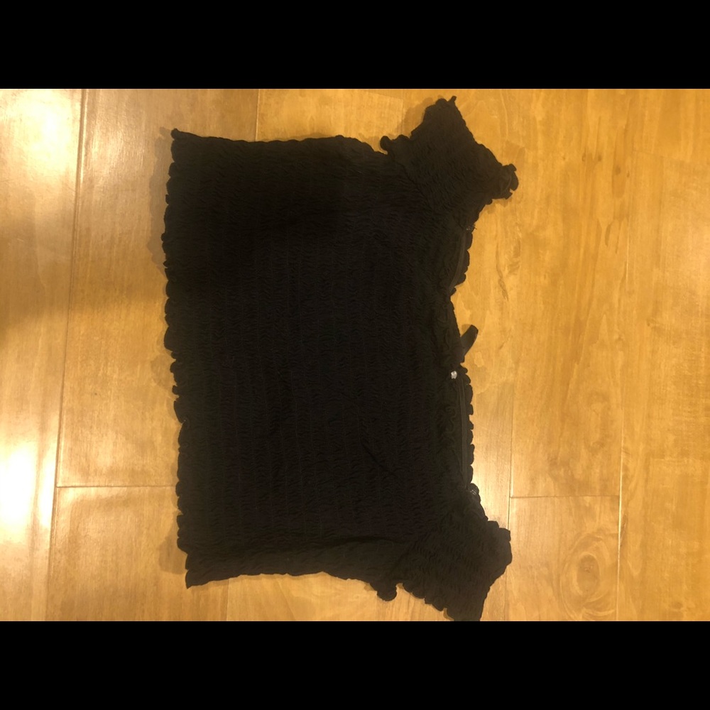 Scrunched crop top